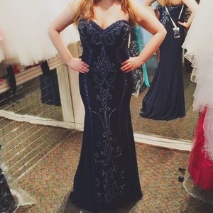 Embellished Prom Dress